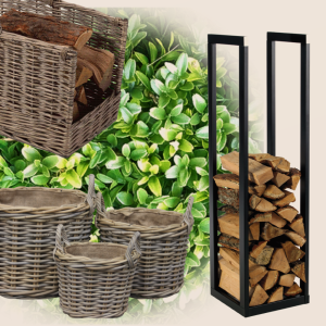 Log Holders, Log Baskets and Kinding Storage