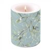 Ambiente Mistletoe All Over Candle Green - Big