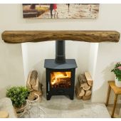 Newman Fireplace Hartland oak effect stone beam