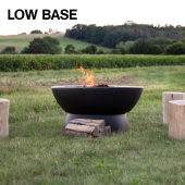 Firepit with low base by Hergom 