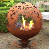 Leaves Fire Globe