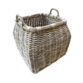 Glenweave Grey Rattan Log Basket