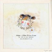 Small white picture frame 300mm x 300mm - Alex Clark
