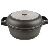 AGA Round Casserole Dish with skillet lid