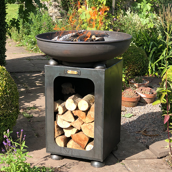Firepits Uk Firebowl With Log, Fire Pit Liner Uk