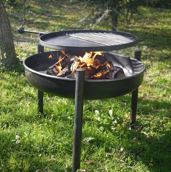 Fire Pit Bowl Firepits Uk Legs Eleven, Cast Iron Fire Pit Bbq Grill