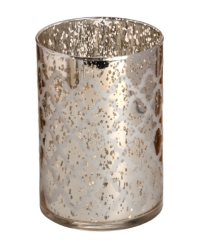 speckled gold / siolver glass Arabasque Tealight holder