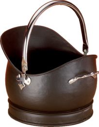 Black & Chrome Kenley Medium Coal Bucket