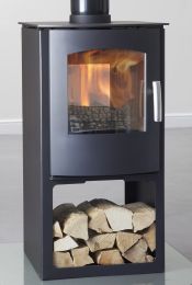 Mendip Churchill 8 Double sided with Logstore Stove