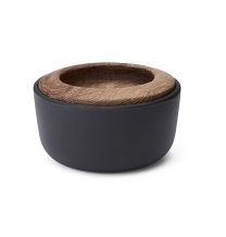 Morso Kit Salt Pot - Cast Iron & Oiled Oak