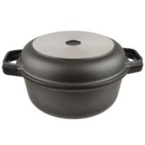 AGA 2-in-1 Round Casserole with Skillet Lid