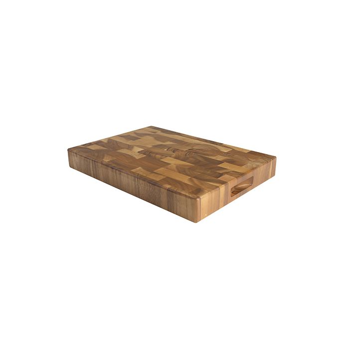 Acacia wood end grain board by T&G - Approx. 260mm x 375mm x 38mm