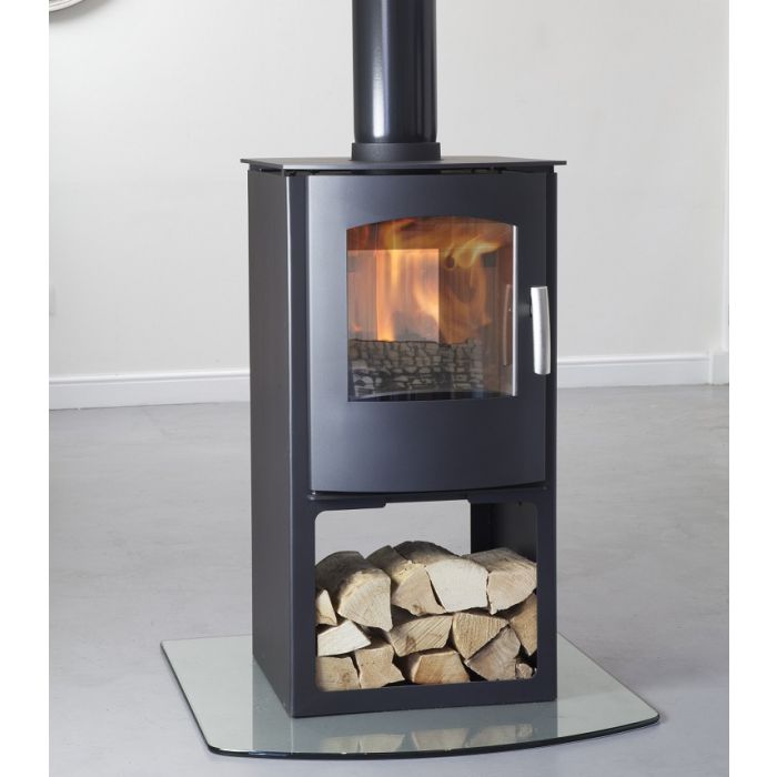Mendip Churchill 8 Double sided with Logstore Stove