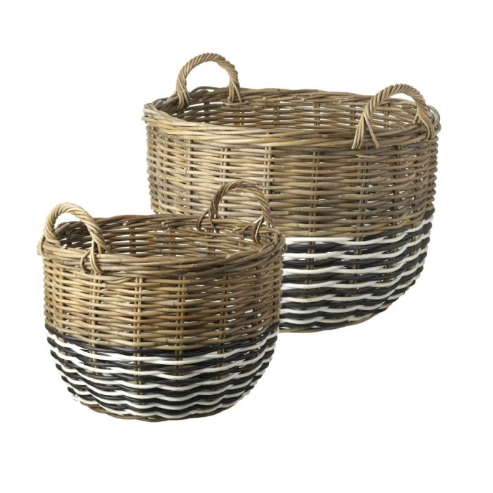 Parlane Dakota Set of Two Log Baskets