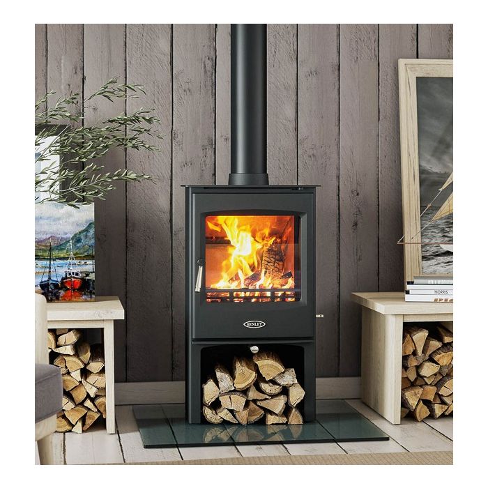 Henley Lincoln 5 ECO Multi-fuel stove with logstore