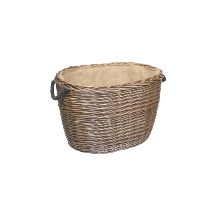 Large Oval Log Basket