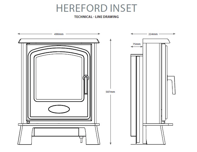 Hereford Inset dimensions