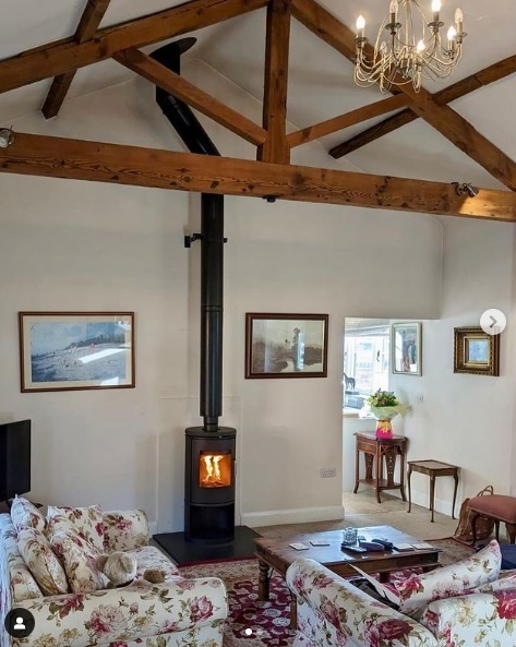 Woodburner for open plan spaces