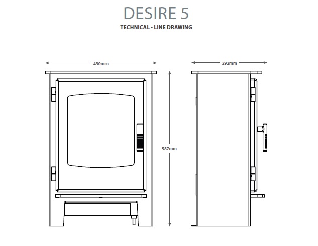 Desire 5 electric dimensions