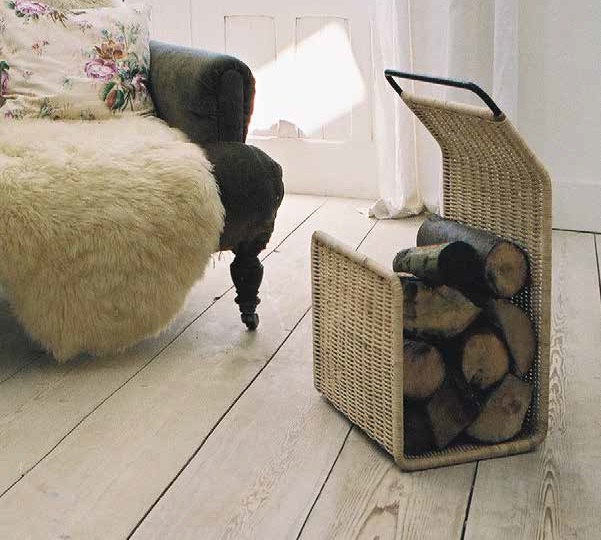 indoor storage of logs